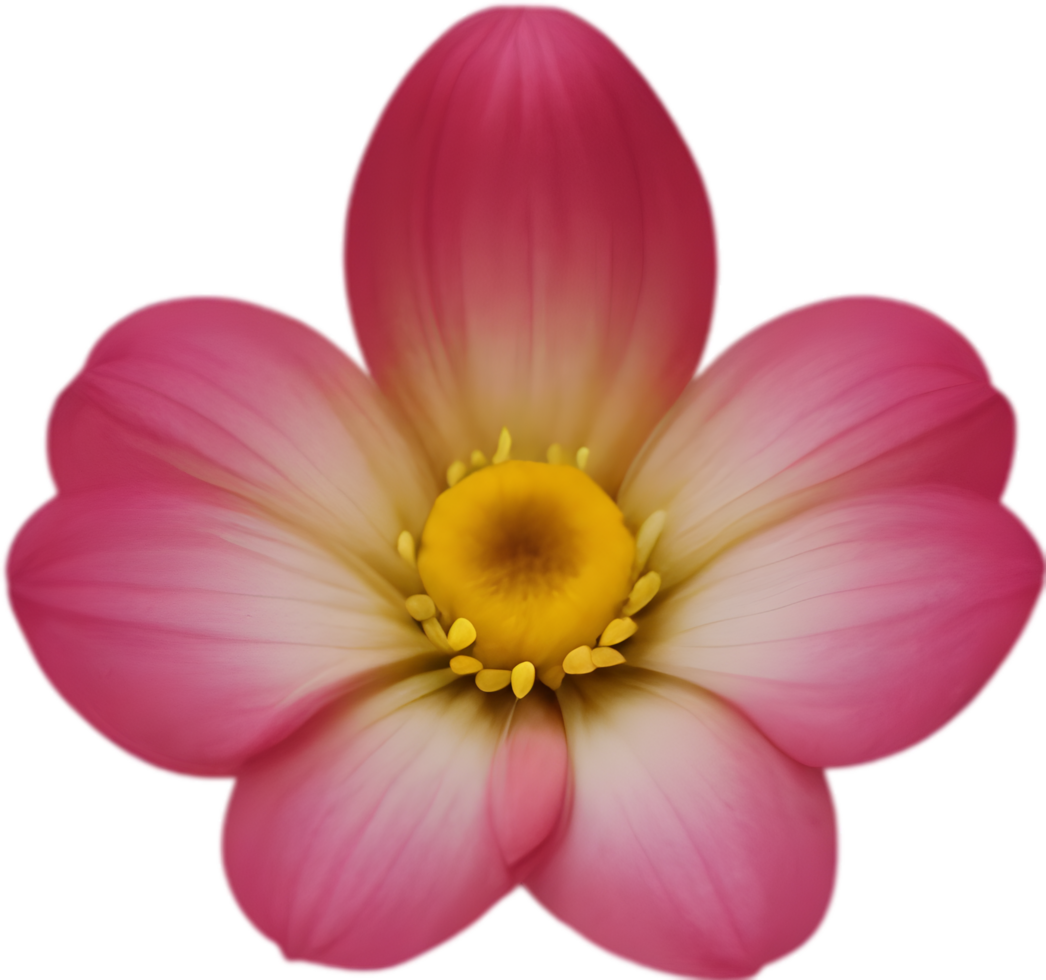 Minimalist cute flower icon. Flower clipart. AI-Generated. png