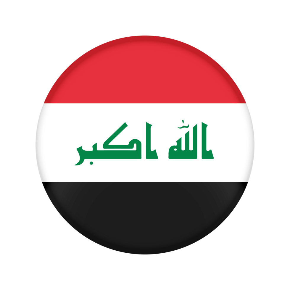 Round flag of Iraq png