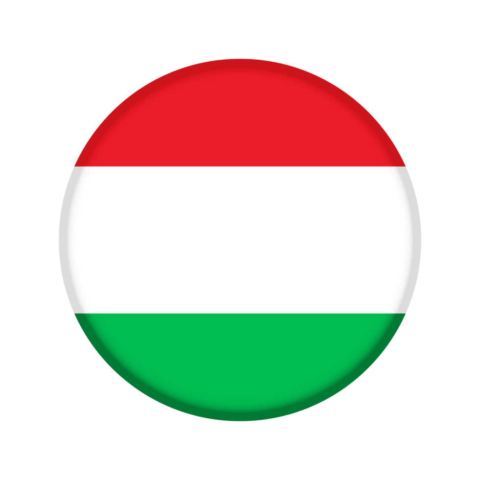 Round flag of Hungary png