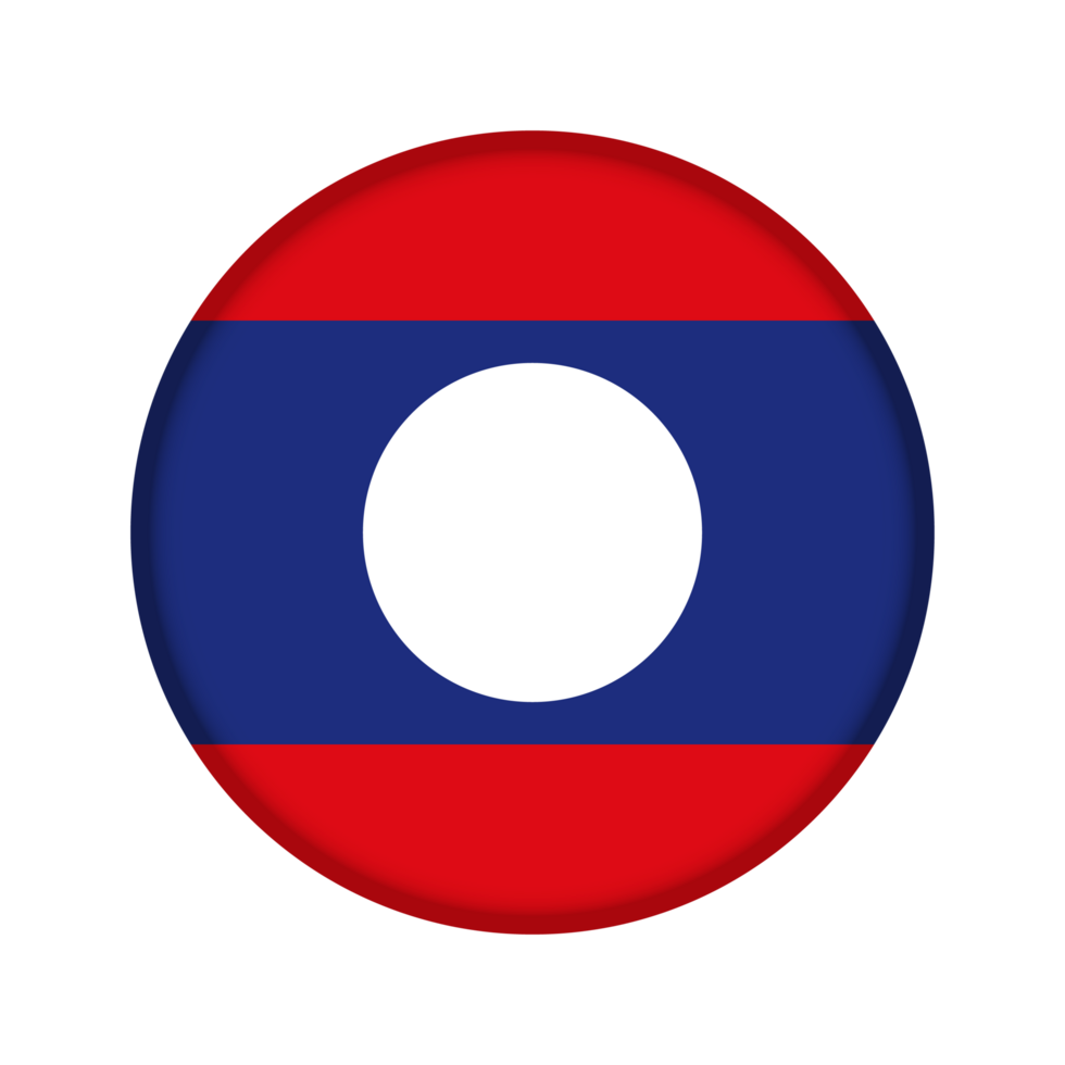 Round flag of Laos png