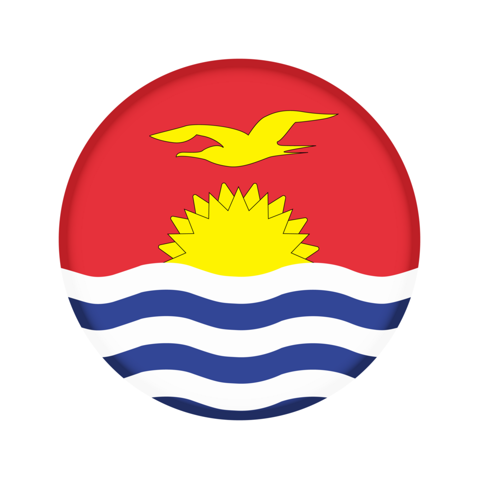 Round flag of Kiribati png
