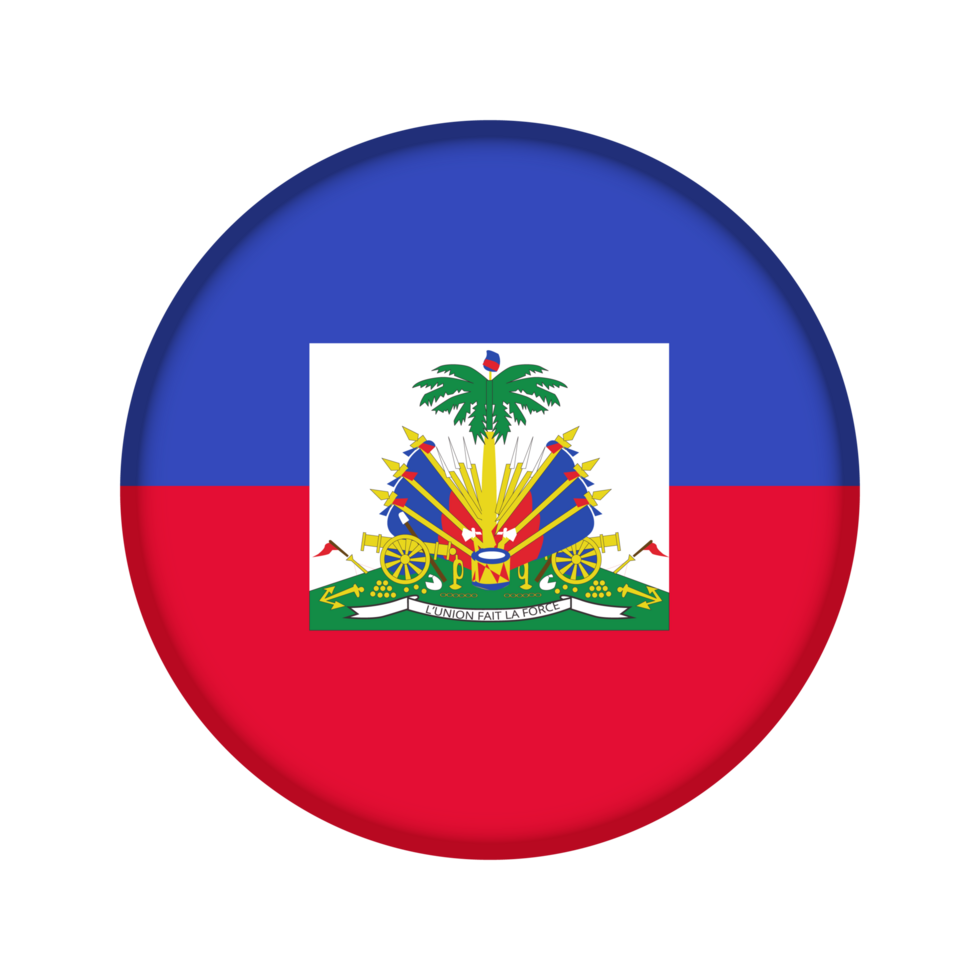Round flag of Haiti png
