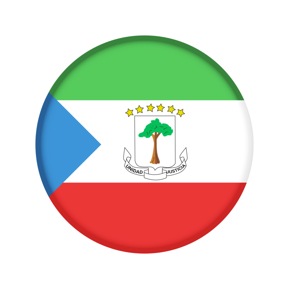 Round flag of Equatorial Guinea png