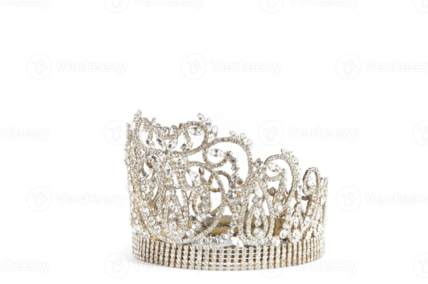 Crown or tiara isolated on a white background photo