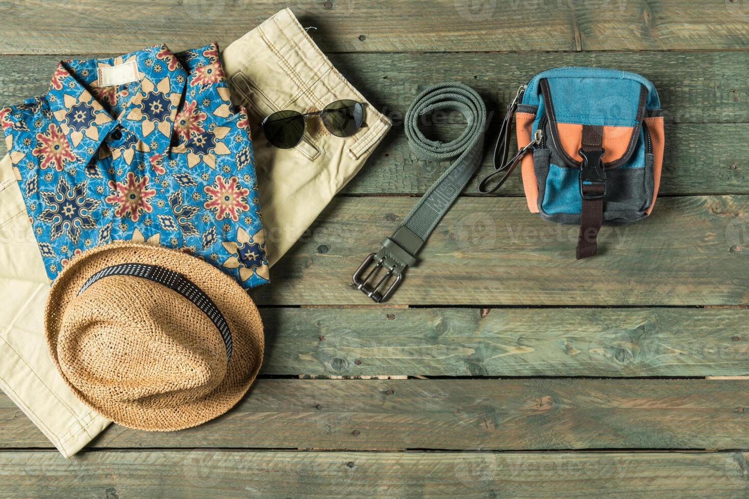 Summer traveling stuff photo