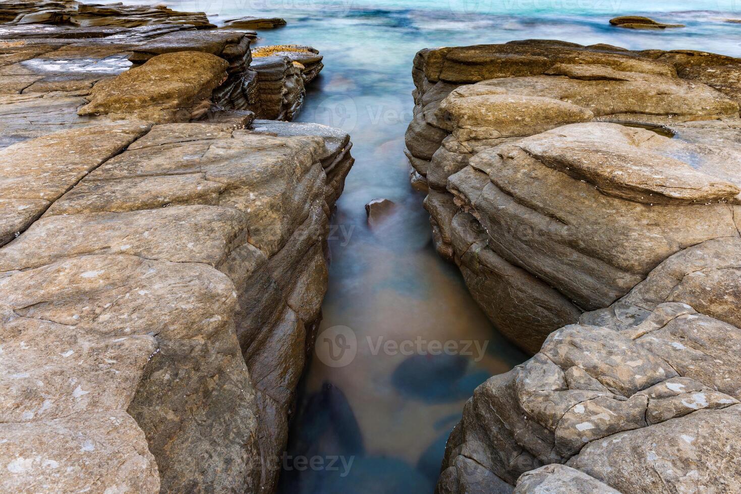 Sunset on point Cartwright, Sunshine Coast, Queensland, Australia photo