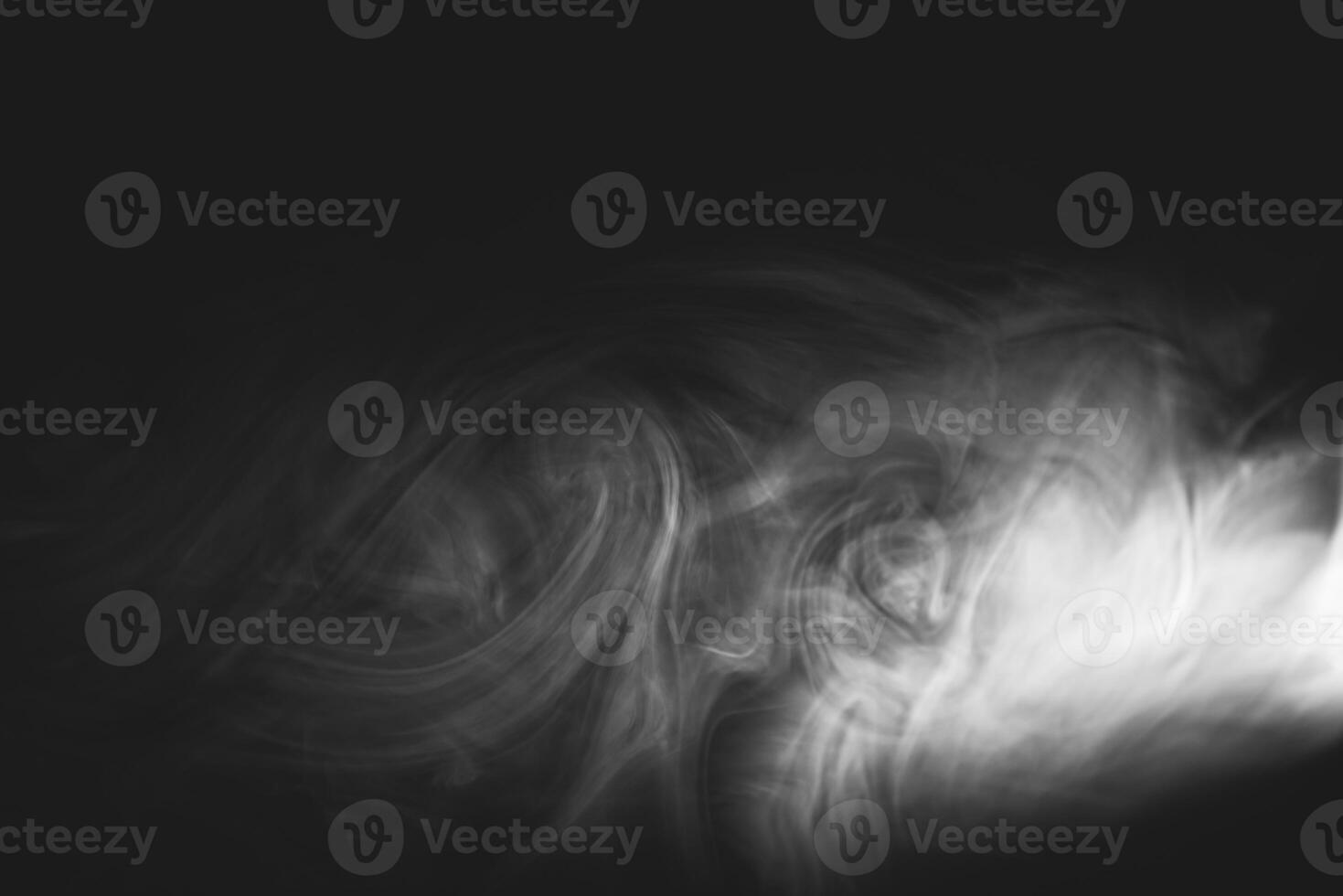 White smoke, studio shoot photo