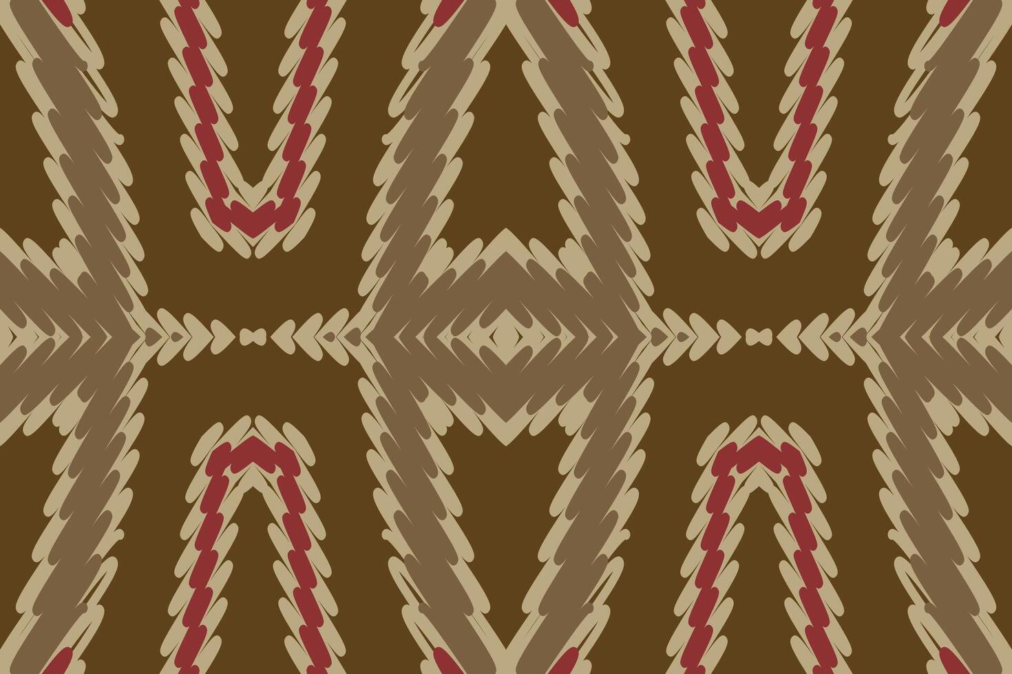 Tissue Dupatta Seamless Scandinavian pattern Motif embroidery, Ikat embroidery Design for Print indigenous art aboriginal art pattern floral kurti mughal border vector