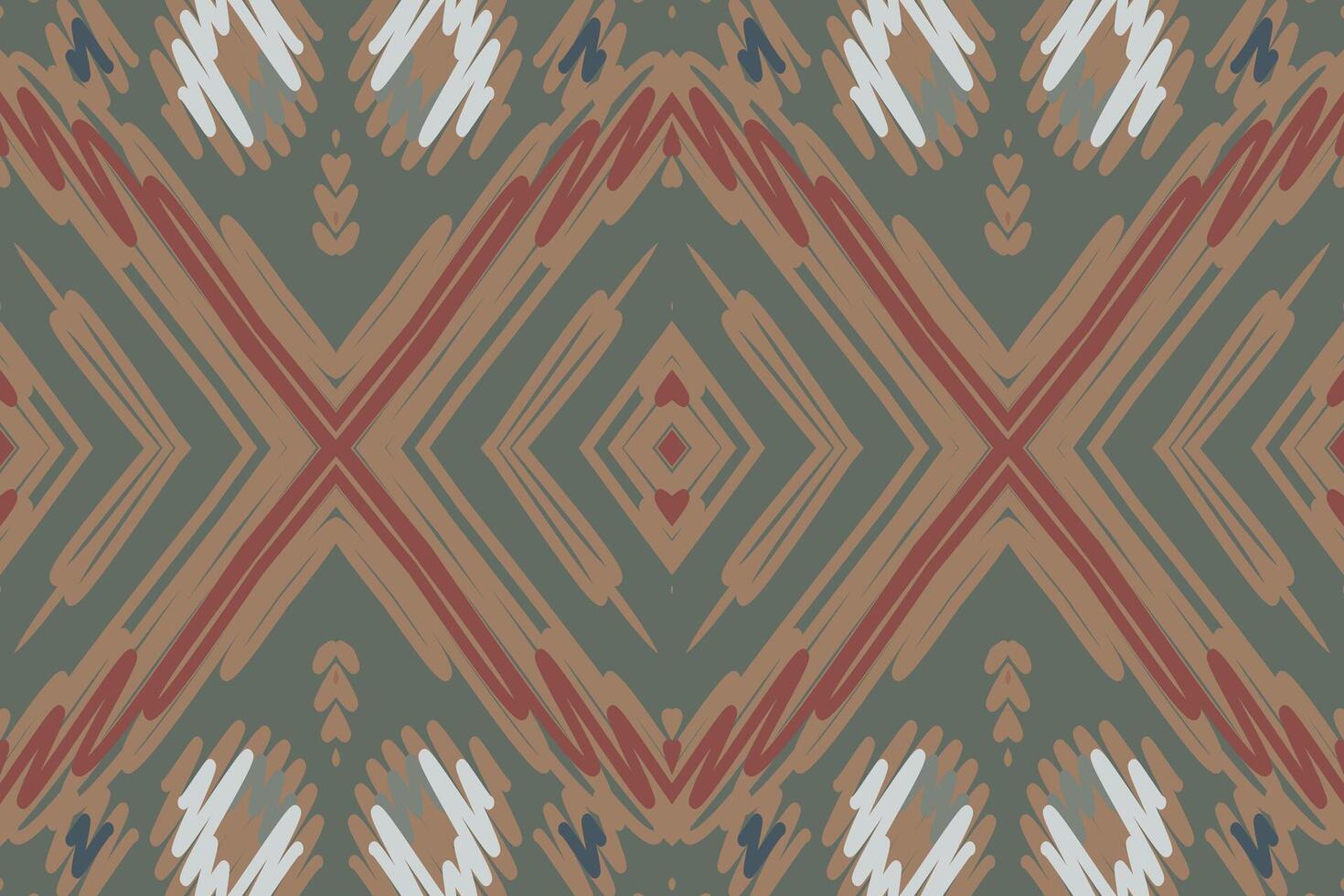 Peruvian pattern Seamless Bandana print silk Motif embroidery, Ikat embroidery Design for Print scarf hijab pattern kerchief ikat Silk kurti model mughal patterns vector