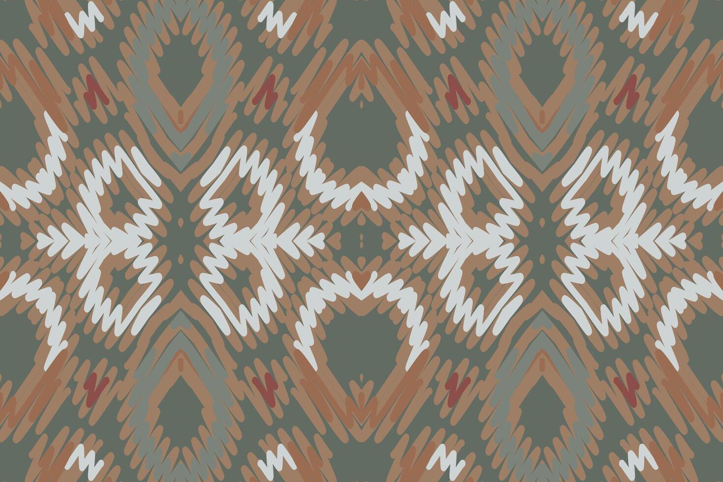 Peruvian pattern Seamless Bandana print silk Motif embroidery, Ikat embroidery Design for Print indigenous art aboriginal art pattern floral kurti mughal border vector