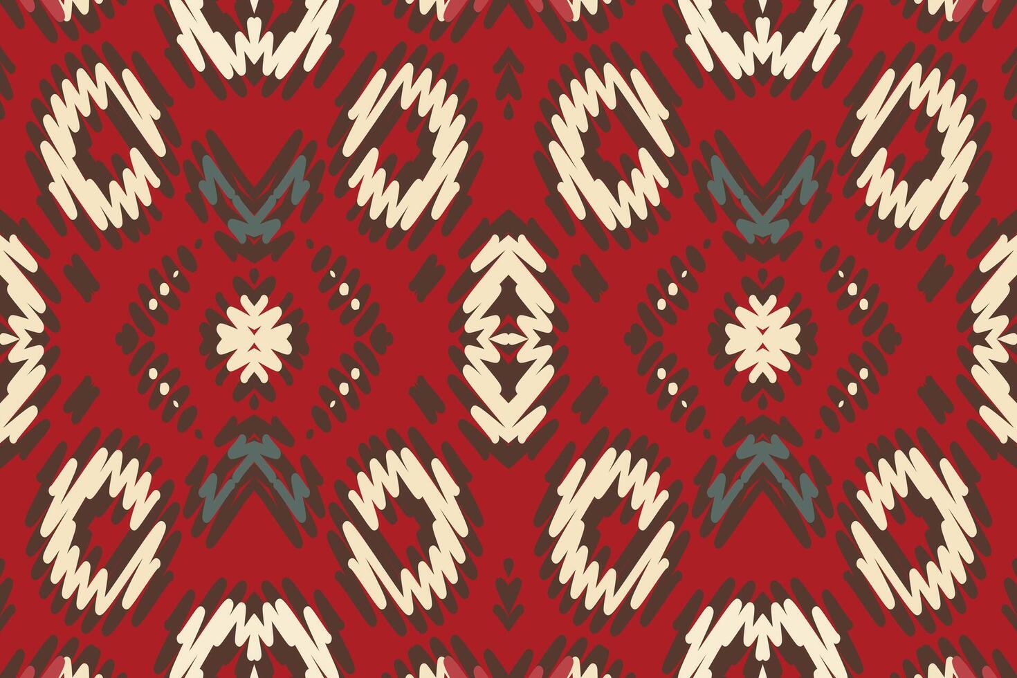 Peruvian pattern Seamless Bandana print silk Motif embroidery, Ikat embroidery Design for Print scandinavian pattern saree ethnic nativity gypsy pattern vector
