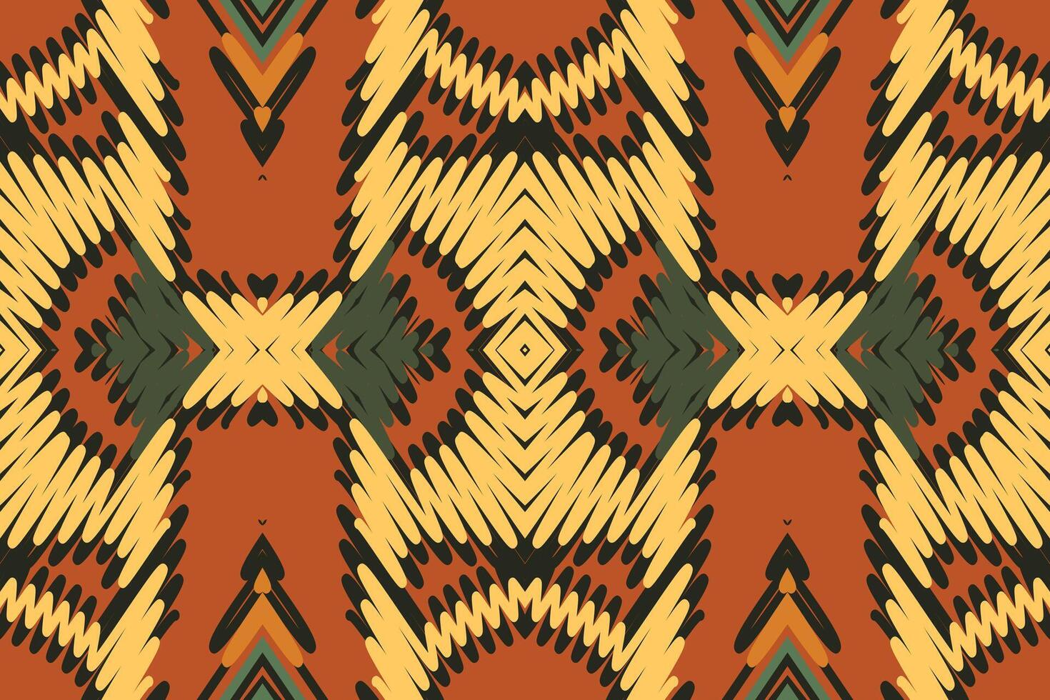 Peruvian pattern Seamless Bandana print silk Motif embroidery, Ikat embroidery Design for Print tapestry floral kimono repeat pattern lacing spanish motif vector