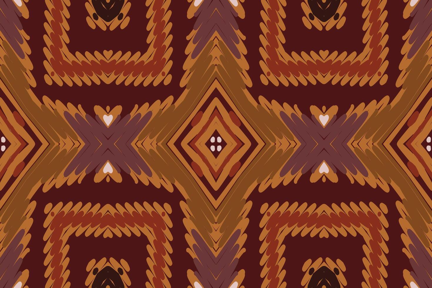Kurta Pattern Seamless Mughal architecture Motif embroidery, Ikat embroidery Design for Print endless arabesque cloth dupatta shawl bandana print silk kurta men vector