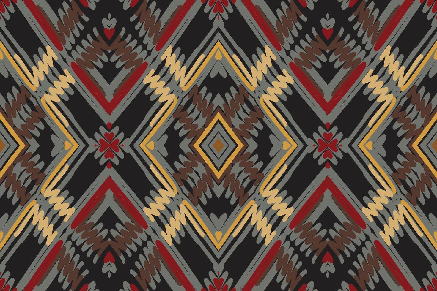 Punjabi Pattern Seamless Bandana print silk Motif embroidery, Ikat embroidery Design for Print vyshyvanka placemat quilt sarong sarong beach kurtis Indian motifs vector