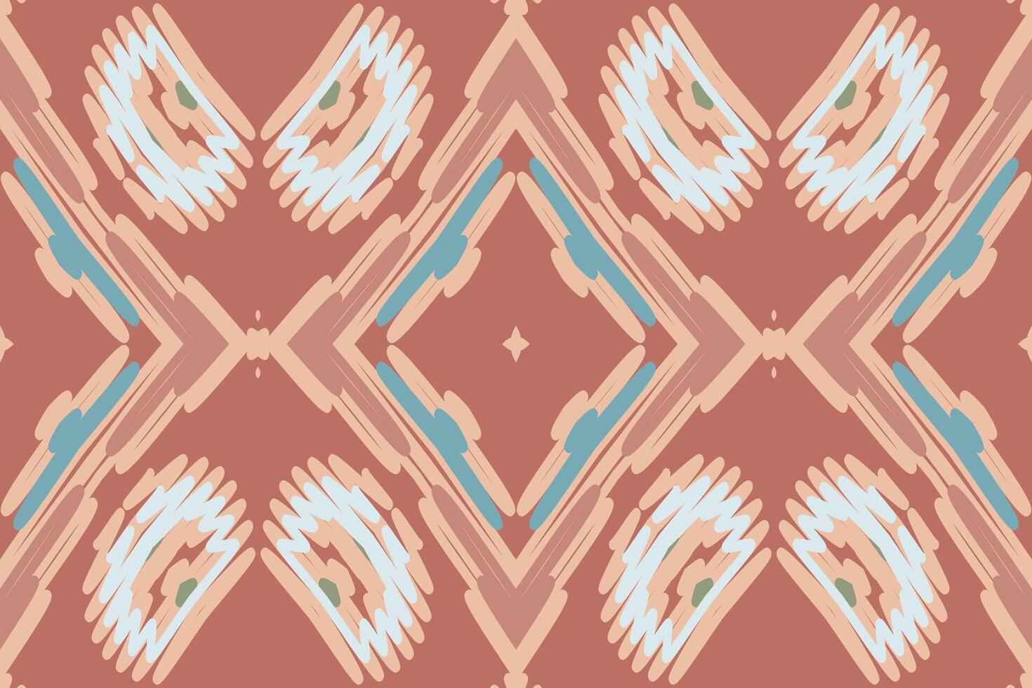 Punjabi Pattern Seamless Mughal architecture Motif embroidery, Ikat embroidery Design for Print scandinavian pattern saree ethnic nativity gypsy pattern vector
