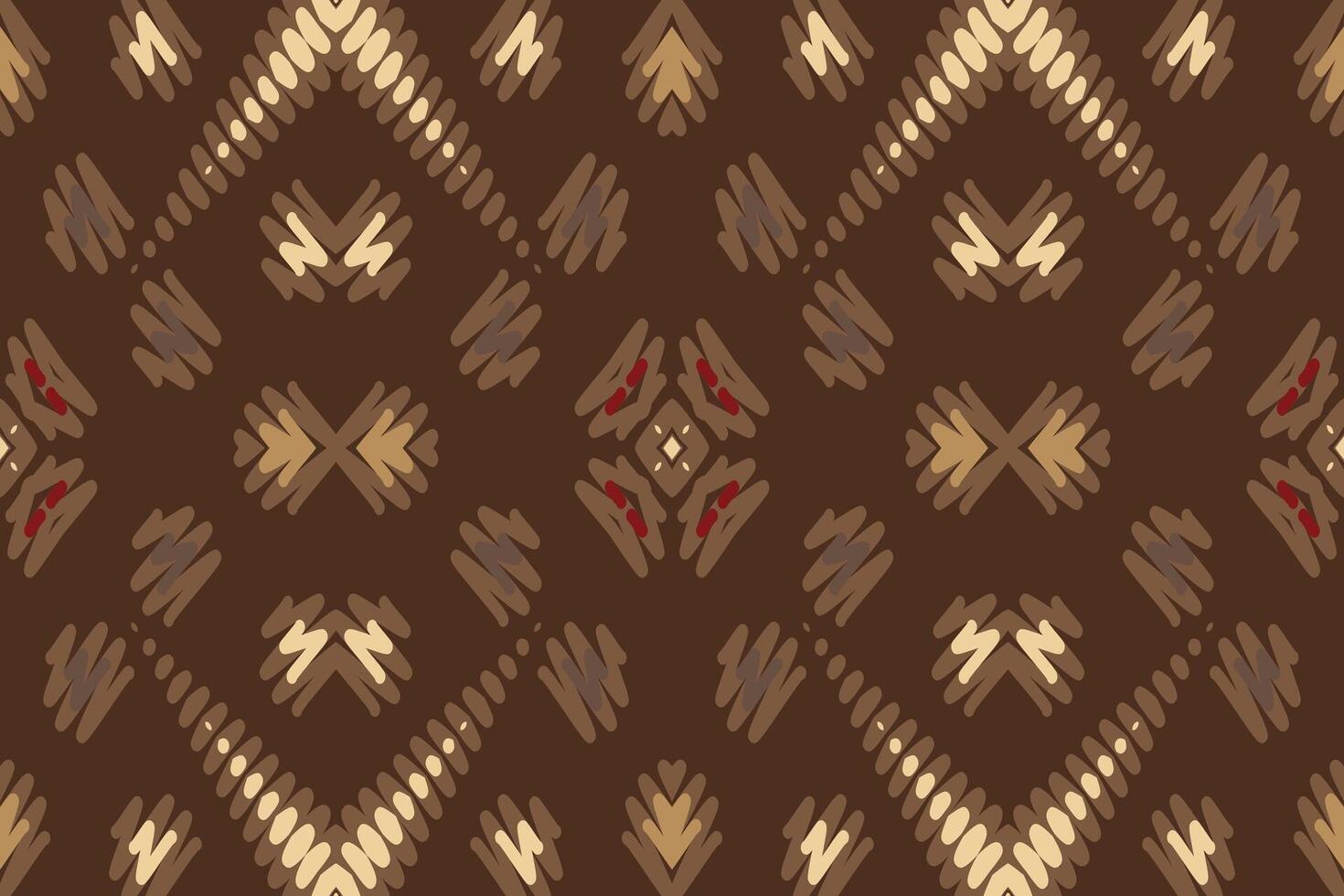 Punjabi Pattern Seamless Scandinavian pattern Motif embroidery, Ikat embroidery Design for Print vyshyvanka placemat quilt sarong sarong beach kurtis Indian motifs vector