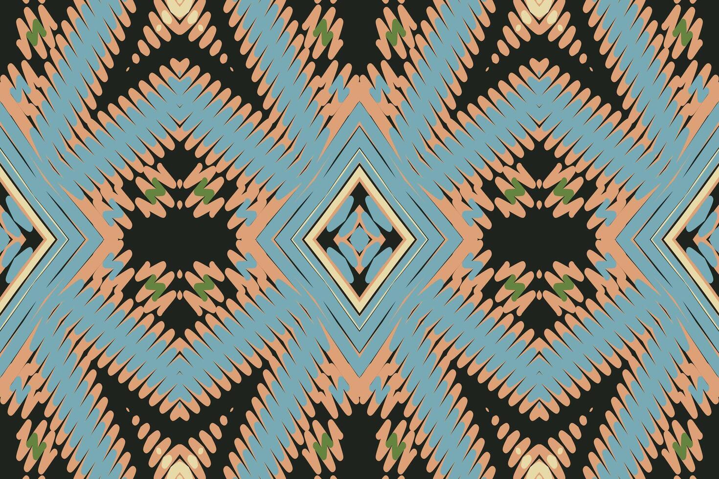 Churidar Pattern Seamless Mughal architecture Motif embroidery, Ikat embroidery Design for Print figure tribal ink on cloth patola sari vector