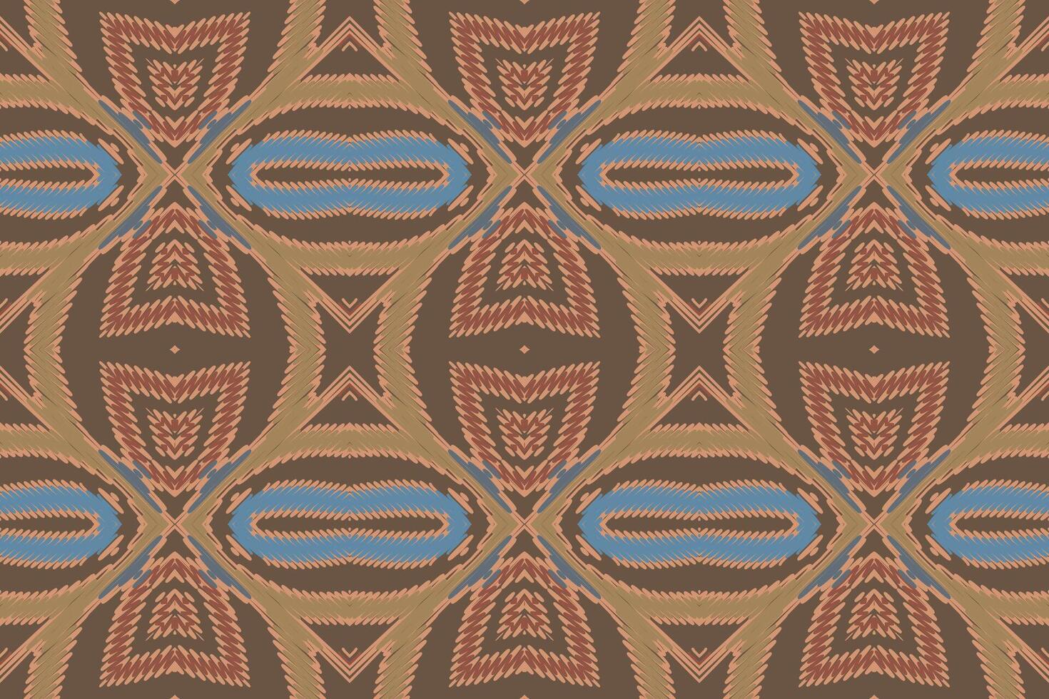 Dhoti Pattern Seamless Native American, Motif embroidery, Ikat embroidery Design for Print tie dyeing pillowcase sambal puri kurti mughal architecture vector