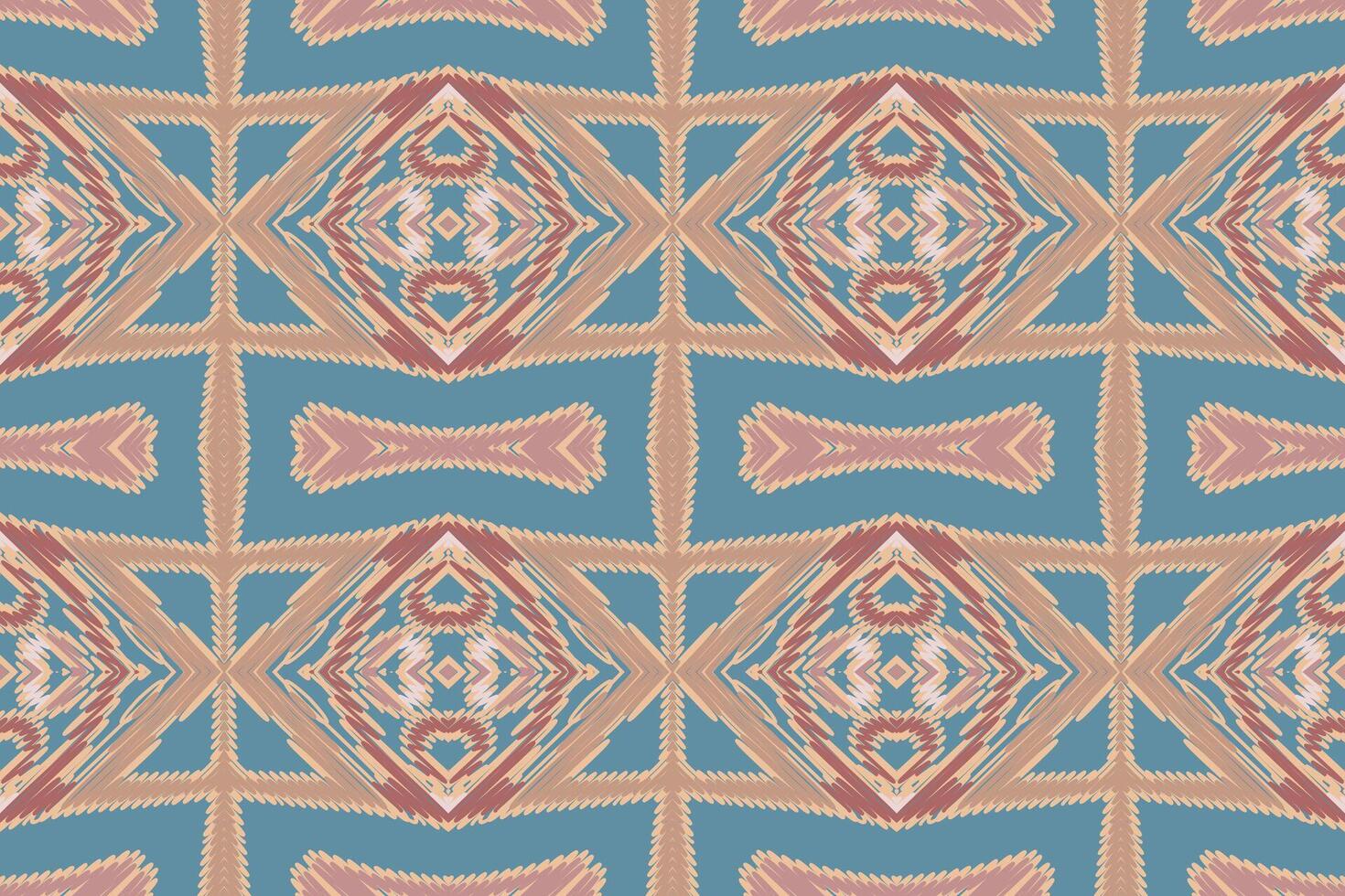 Dhoti Pattern Seamless Native American, Motif embroidery, Ikat embroidery Design for Print pattern vintage flower folk navajo patchwork pattern vector