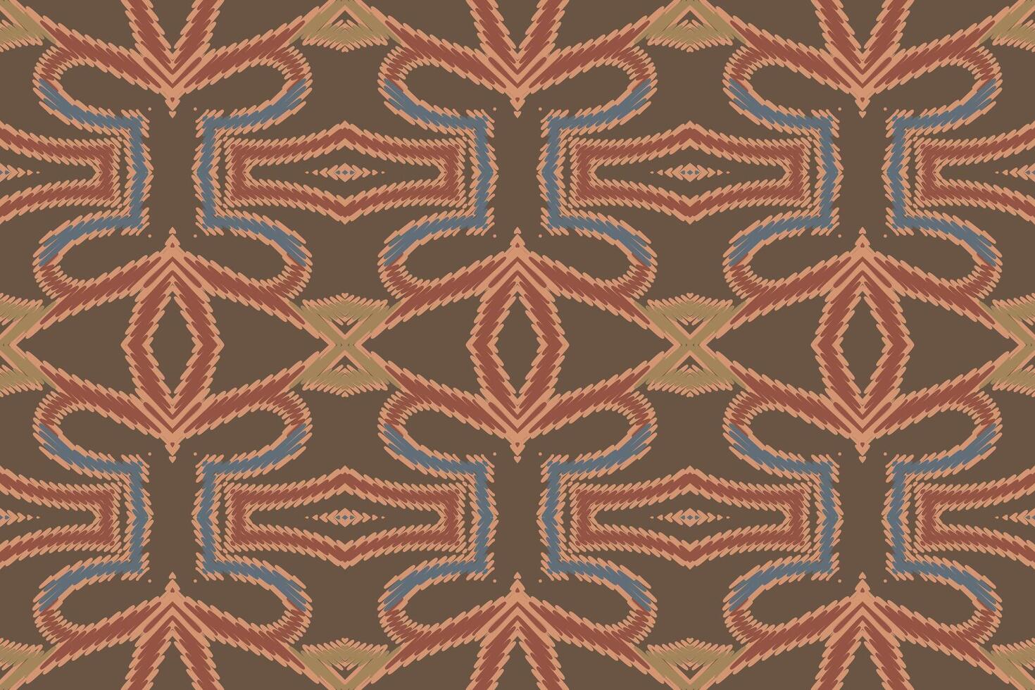 Dhoti Pattern Seamless Native American, Motif embroidery, Ikat embroidery Design for Print scarf hijab pattern kerchief ikat Silk kurti model mughal patterns vector