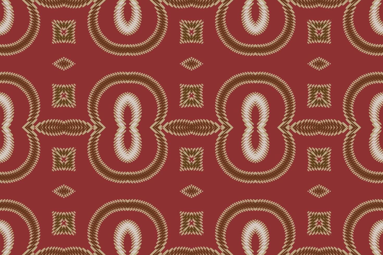 Dhoti Pattern Seamless Bandana print silk Motif embroidery, Ikat embroidery Design for Print pattern vintage flower folk navajo patchwork pattern vector