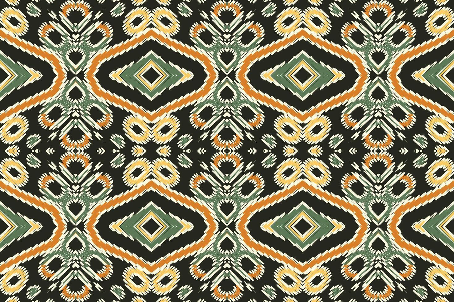 Dhoti Pattern Seamless Bandana print silk Motif embroidery, Ikat embroidery Design for Print border embroidery ancient egypt vector