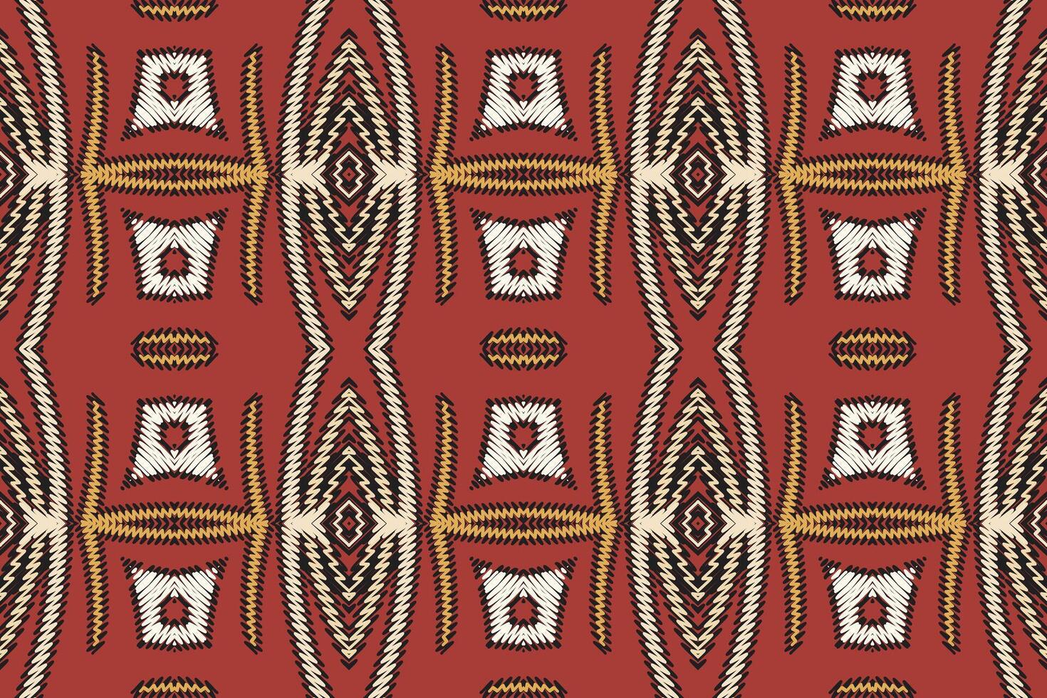 Dhoti Pattern Seamless Native American, Motif embroidery, Ikat embroidery Design for Print Texture fabric saree sari carpet. kurta patola saree vector
