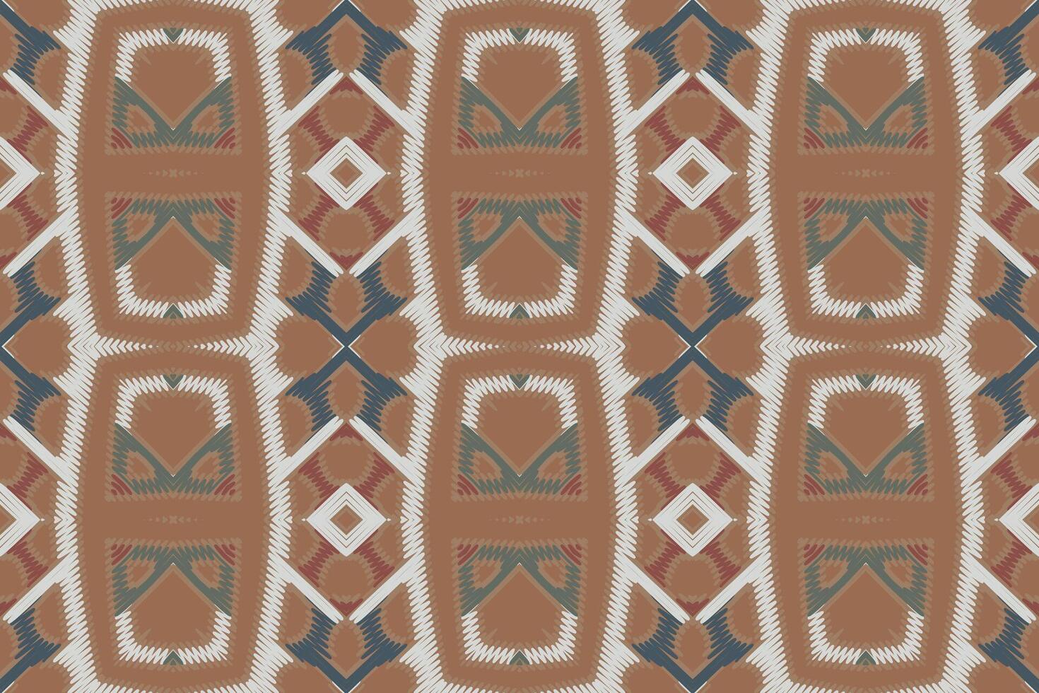 Dhoti Pattern Seamless Australian aboriginal pattern Motif embroidery, Ikat embroidery Design for Print Texture fabric saree sari carpet. kurta patola saree vector