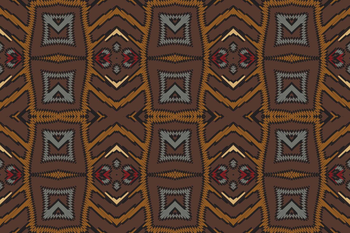 Dhoti Pattern Seamless Mughal architecture Motif embroidery, Ikat embroidery Design for Print vyshyvanka placemat quilt sarong sarong beach kurtis Indian motifs vector