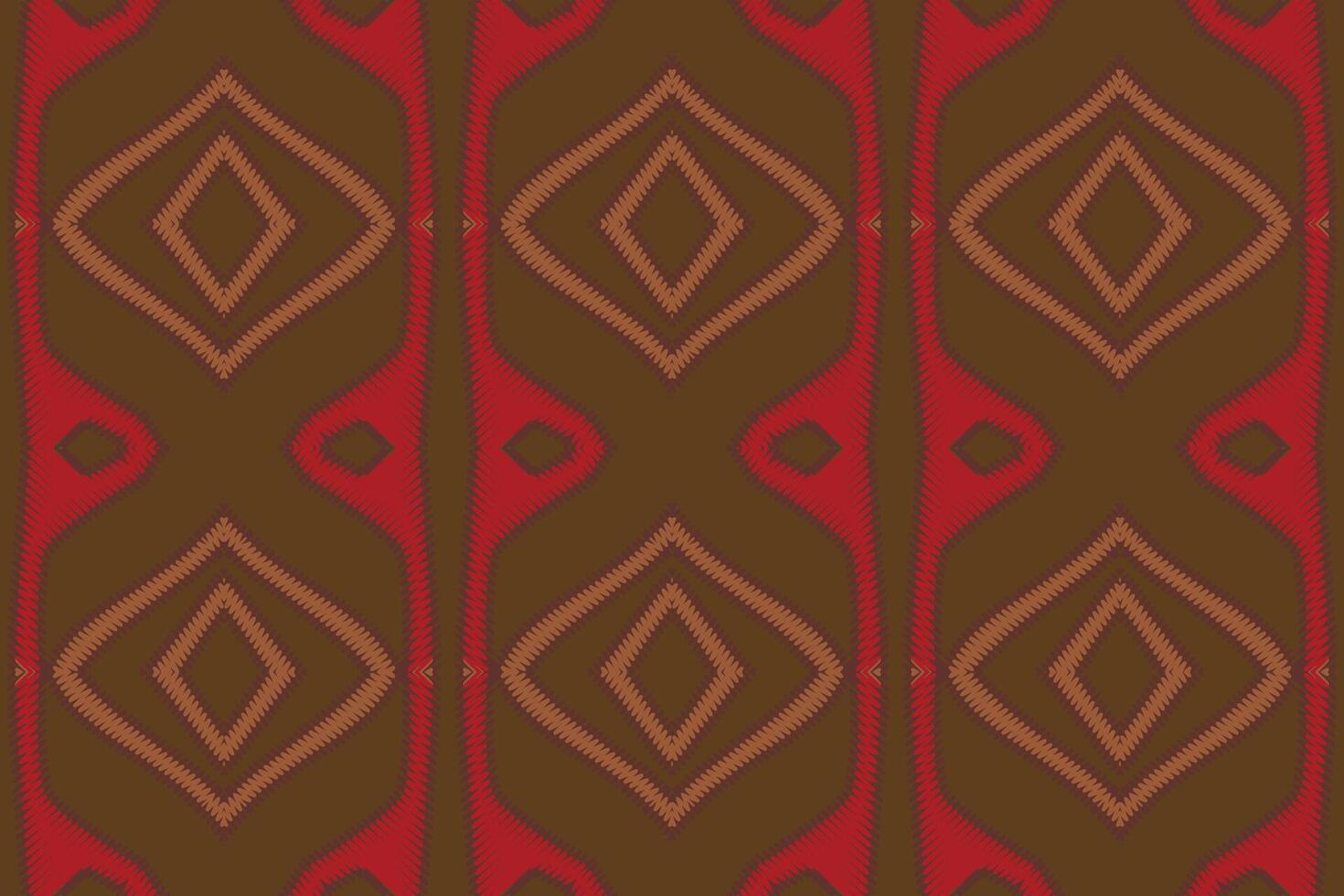 Dhoti Pattern Seamless Mughal architecture Motif embroidery, Ikat embroidery Design for Print figure tribal ink on cloth patola sari vector