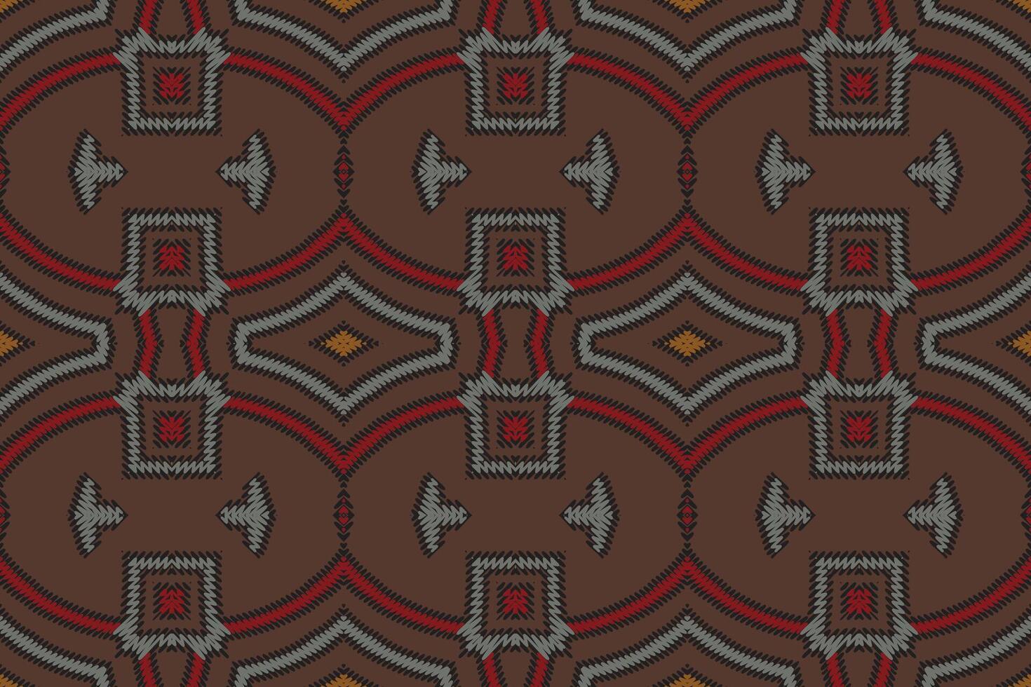 Dhoti Pattern Seamless Mughal architecture Motif embroidery, Ikat embroidery Design for Print indigenous art aboriginal art pattern floral kurti mughal border vector
