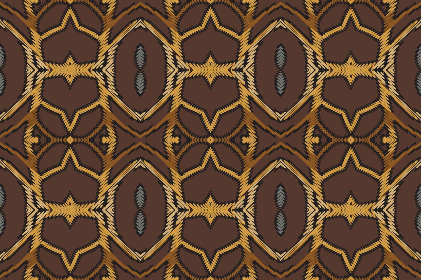 Dhoti Pattern Seamless Australian aboriginal pattern Motif embroidery, Ikat embroidery Design for Print figure tribal ink on cloth patola sari vector