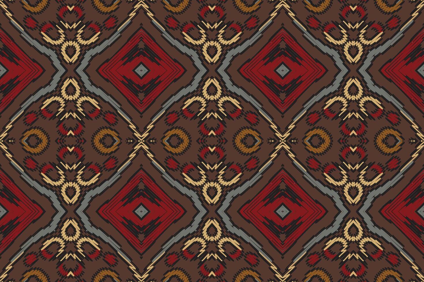 Dhoti Pattern Seamless Mughal architecture Motif embroidery, Ikat embroidery Design for Print indonesian batik motif embroidery native american kurta mughal design vector