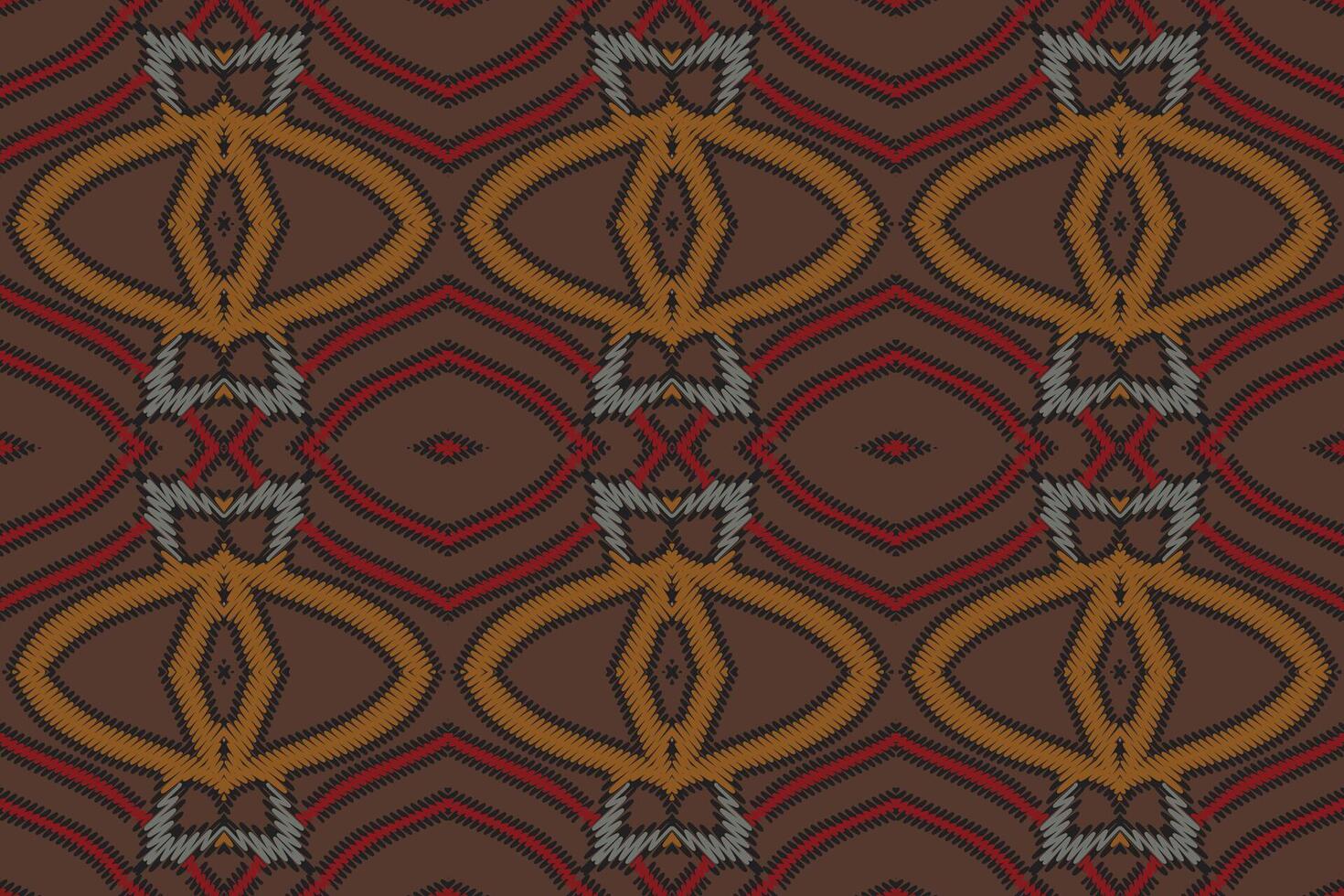 Dhoti Pattern Seamless Mughal architecture Motif embroidery, Ikat embroidery Design for Print scarf hijab pattern kerchief ikat Silk kurti model mughal patterns vector