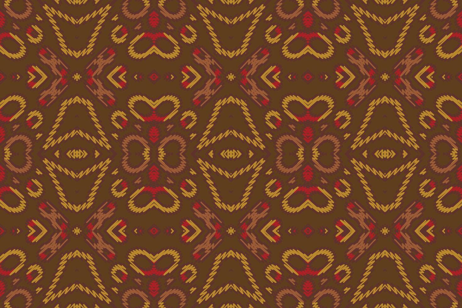 Dhoti Pattern Seamless Mughal architecture Motif embroidery, Ikat embroidery Design for Print jacquard slavic pattern folklore pattern kente arabesque vector