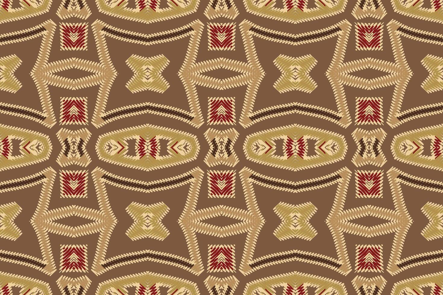 Dhoti Pattern Seamless Scandinavian pattern Motif embroidery, Ikat embroidery Design for Print vyshyvanka placemat quilt sarong sarong beach kurtis Indian motifs vector