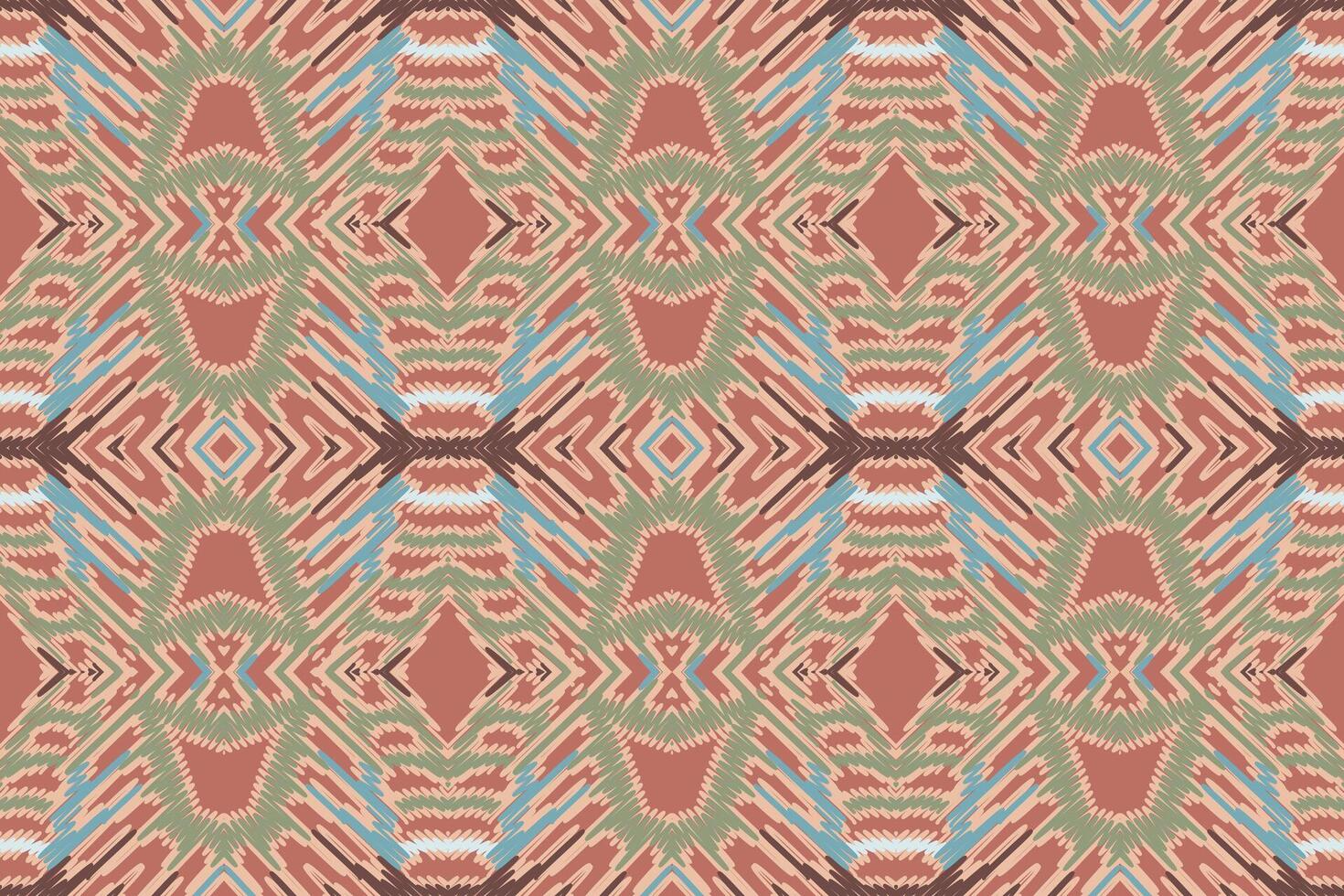 Dhoti Pants Pattern Seamless Bandana print silk Motif embroidery, Ikat embroidery Design for Print figure tribal ink on cloth patola sari vector