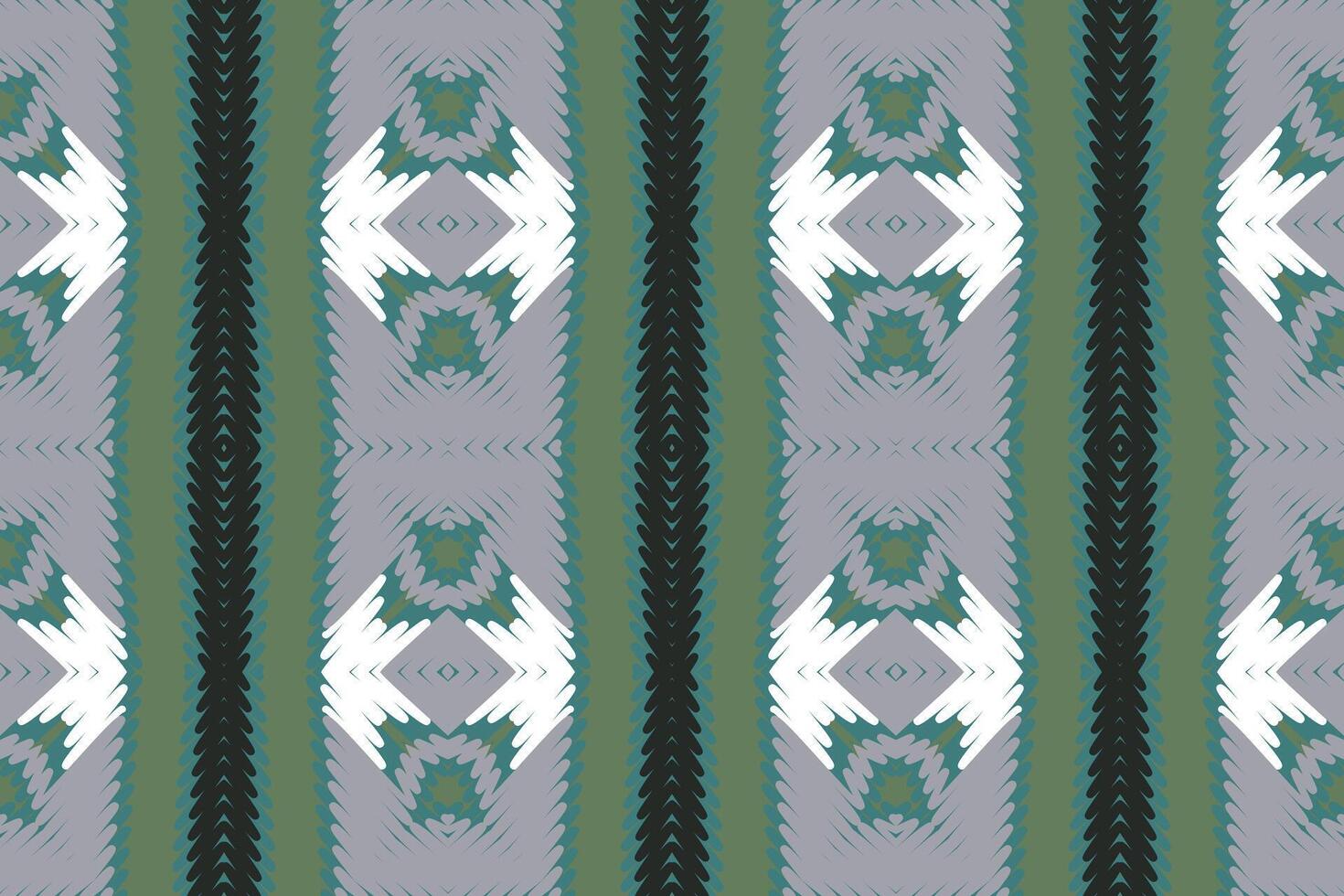 Dhoti Pants Pattern Seamless Scandinavian pattern Motif embroidery, Ikat embroidery Design for Print tie dyeing pillowcase sambal puri kurti mughal architecture vector