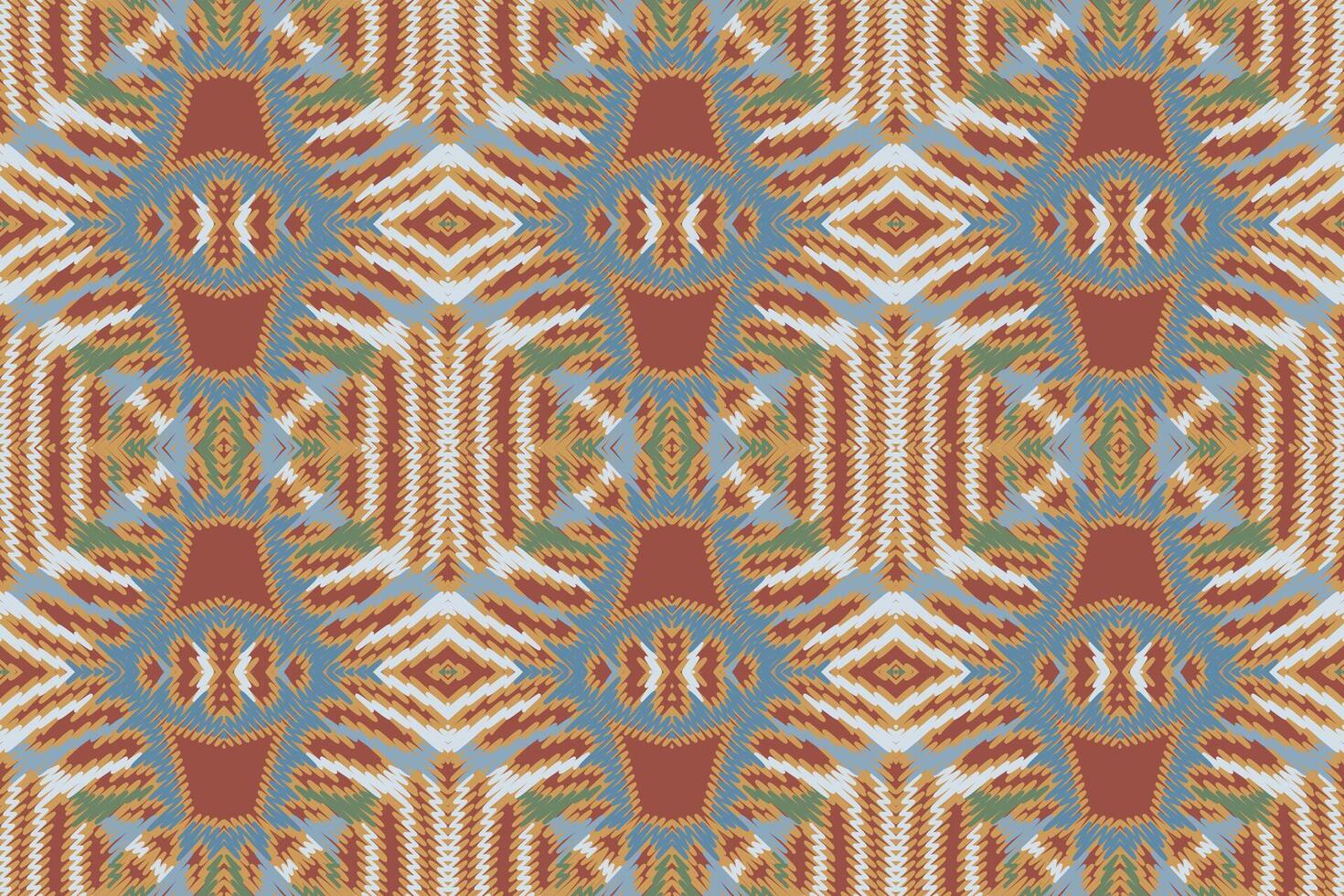 Dhoti Pants Pattern Seamless Bandana print silk Motif embroidery, Ikat embroidery Design for Print tie dyeing pillowcase sambal puri kurti mughal architecture vector