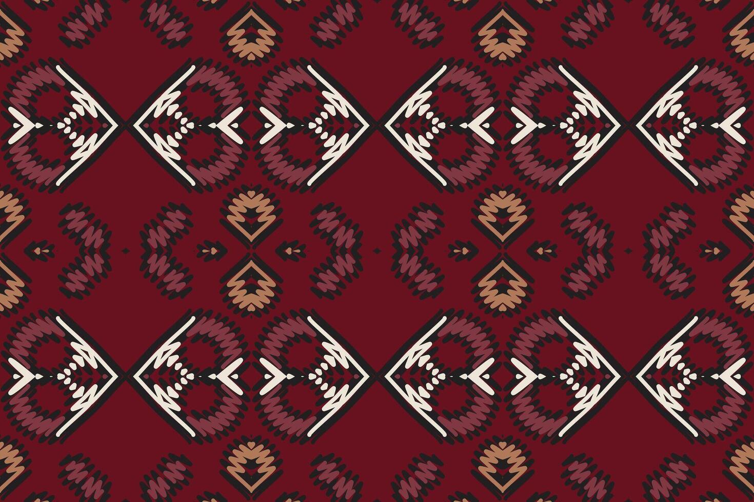 Plazo pattern Seamless Native American, Motif embroidery, Ikat embroidery Design for Print vyshyvanka placemat quilt sarong sarong beach kurtis Indian motifs vector