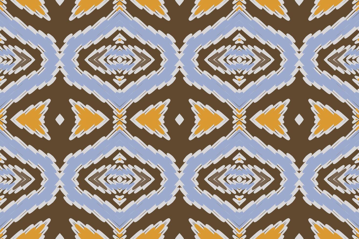 Plazo pattern Seamless Bandana print silk Motif embroidery, Ikat embroidery Design for Print tapestry floral kimono repeat pattern lacing spanish motif vector