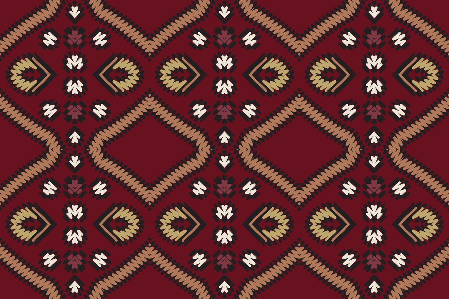 Plazo pattern Seamless Native American, Motif embroidery, Ikat embroidery Design for Print Texture fabric saree sari carpet. kurta patola saree vector