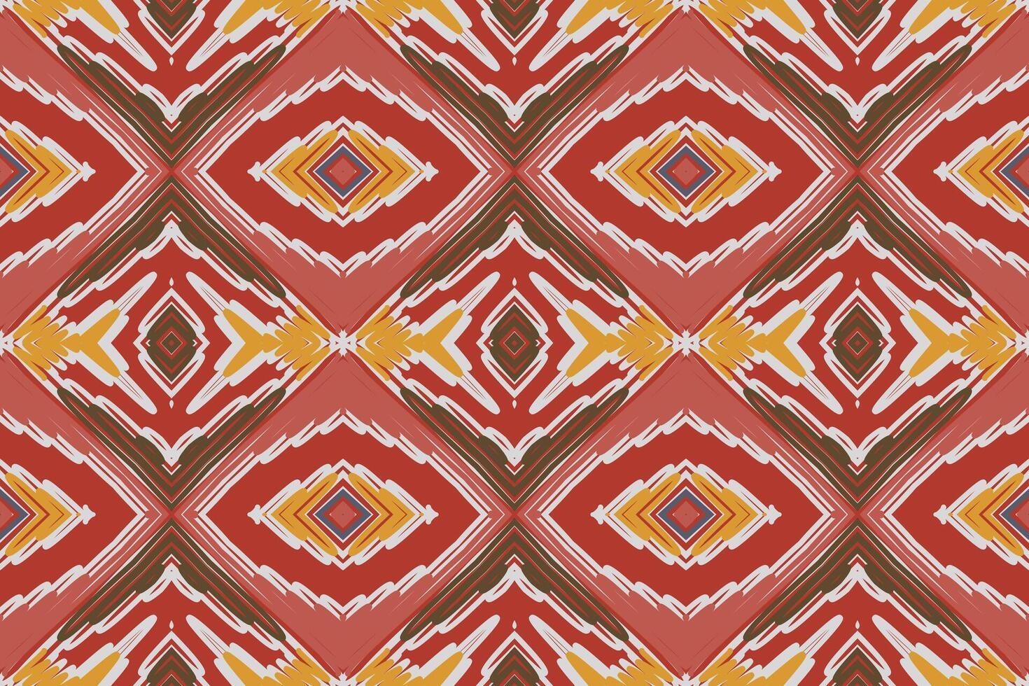 Plazo pattern Seamless Native American, Motif embroidery, Ikat embroidery Design for Print pattern vintage flower folk navajo patchwork pattern vector
