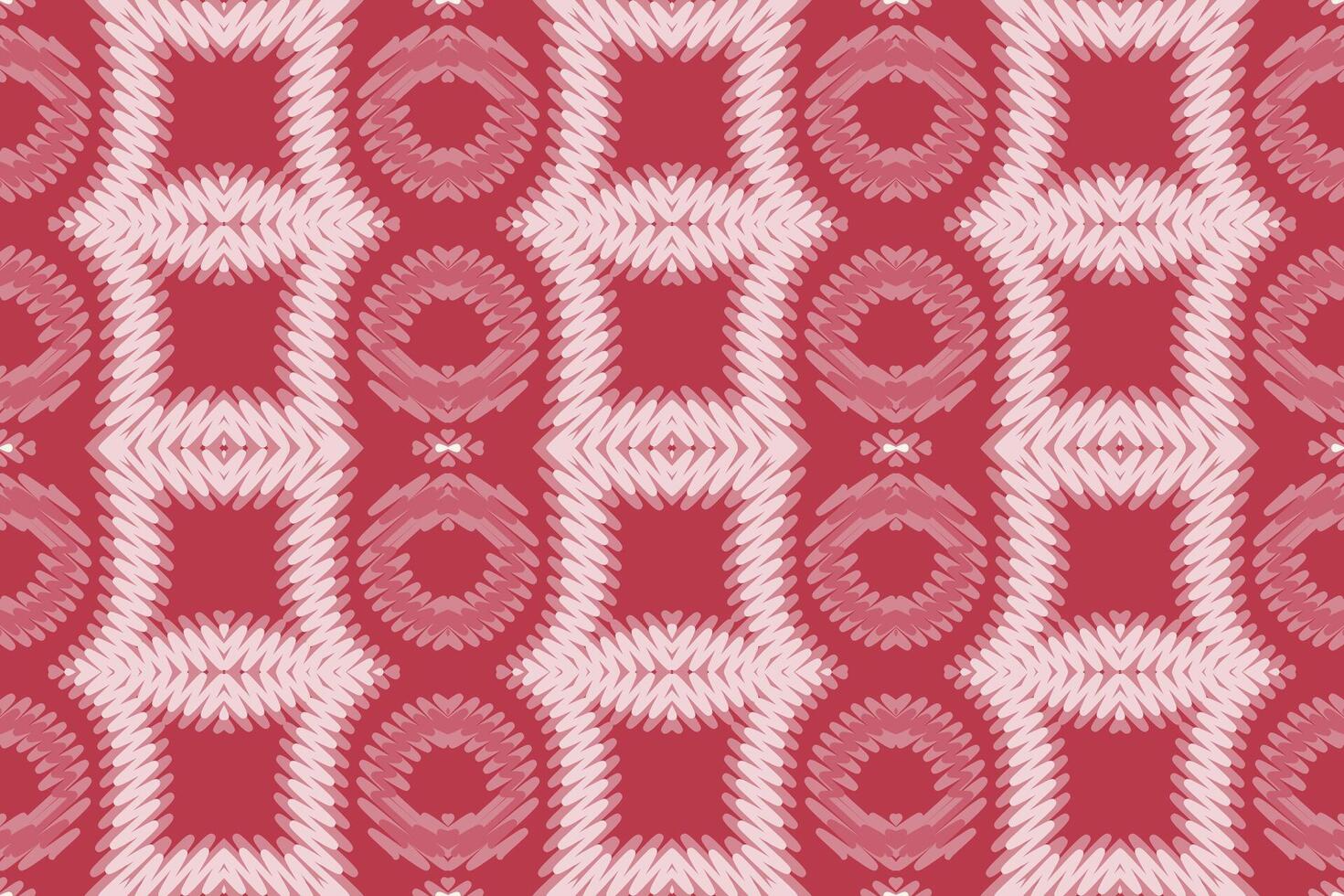 Plazo pattern Seamless Bandana print silk Motif embroidery, Ikat embroidery Design for Print indonesian batik motif embroidery native american kurta mughal design vector
