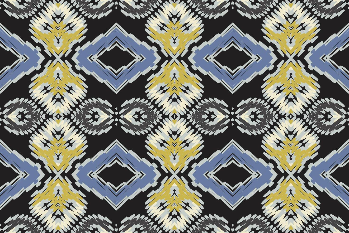 Plazo pattern Seamless Native American, Motif embroidery, Ikat embroidery Design for Print egyptian pattern tibetan mandala bandanna vector