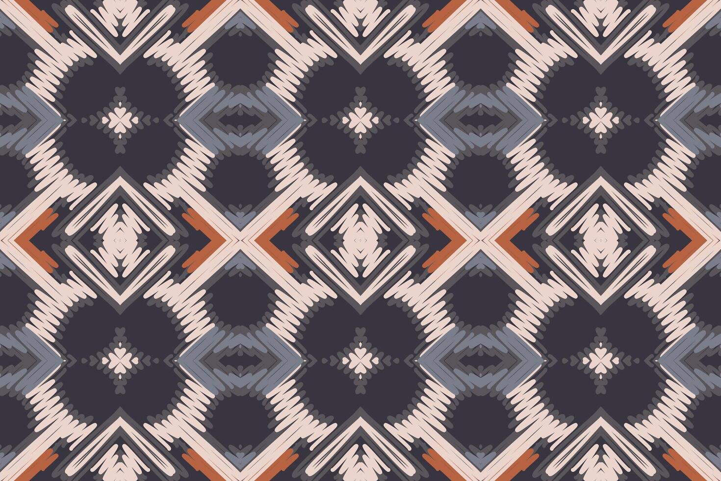 Banarasi Pattern Seamless Bandana print silk Motif embroidery, Ikat embroidery Design for Print vyshyvanka placemat quilt sarong sarong beach kurtis Indian motifs vector