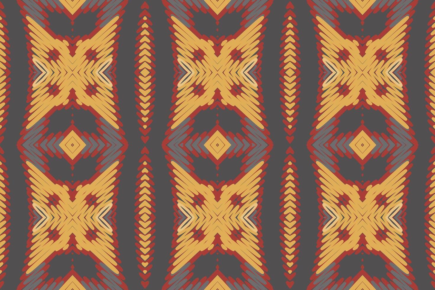 Banarasi Pattern Seamless Bandana print silk Motif embroidery, Ikat embroidery Design for Print border embroidery ancient egypt vector