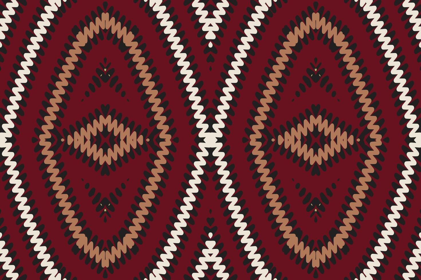 Kurti Pattern Seamless Bandana print silk Motif embroidery, Ikat embroidery Design for Print egyptian pattern tibetan mandala bandanna vector