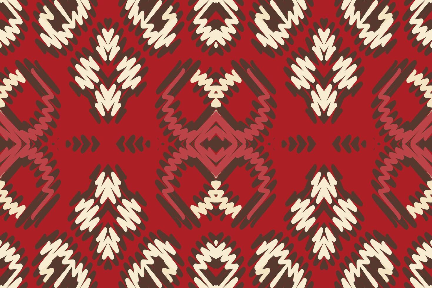 Kurti Pattern Seamless Mughal architecture Motif embroidery, Ikat embroidery Design for Print indonesian batik motif embroidery native american kurta mughal design vector
