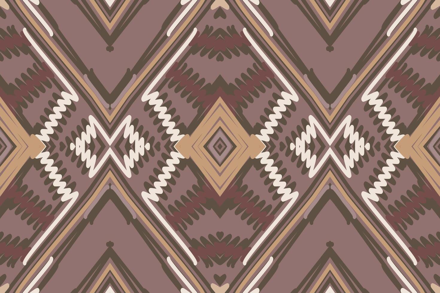 Kurti Pattern Seamless Mughal architecture Motif embroidery, Ikat embroidery Design for Print egyptian pattern tibetan mandala bandanna vector